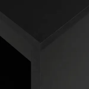 Barový stôl s regálom Dekorhome Černá