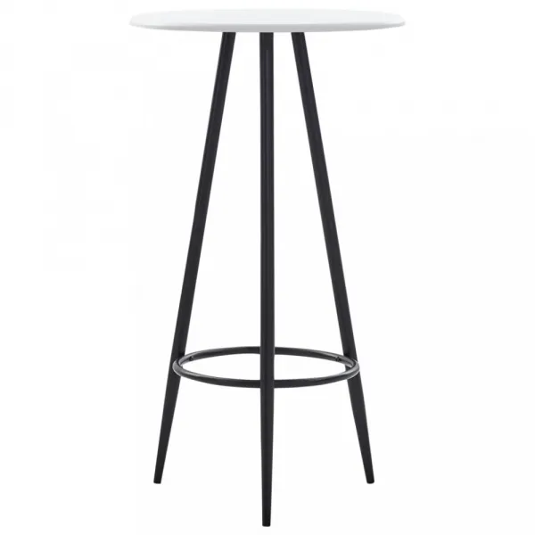 Barový stôl Ø 60cm Dekorhome Černá