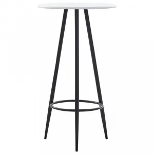 Barový stôl Ø 60cm Dekorhome Černá