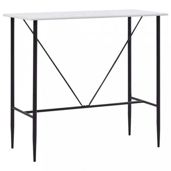 Barový stôl 120x60 cm Dekorhome Černá