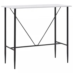 Barový stôl 120x60 cm Dekorhome Černá