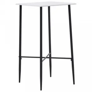 Barový stôl 60x60cm Dekorhome Černá