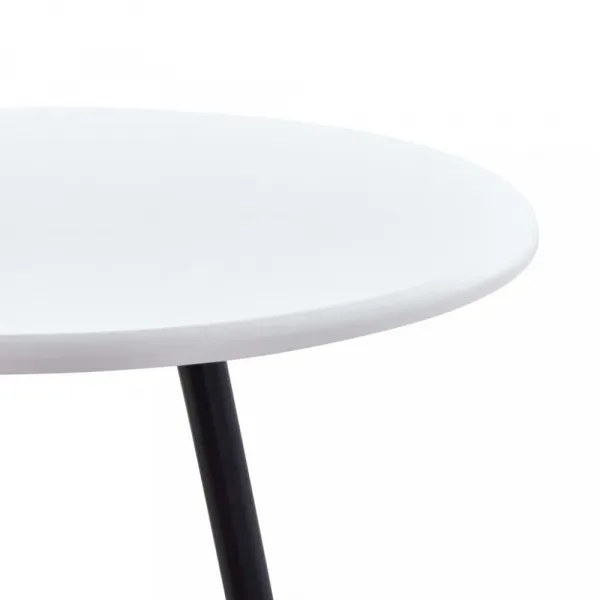Barový stôl Ø 60cm Dekorhome Černá