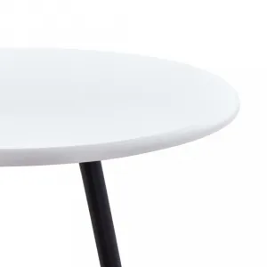 Barový stôl Ø 60cm Dekorhome Černá