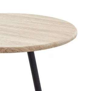 Barový stôl Ø 60cm Dekorhome Černá
