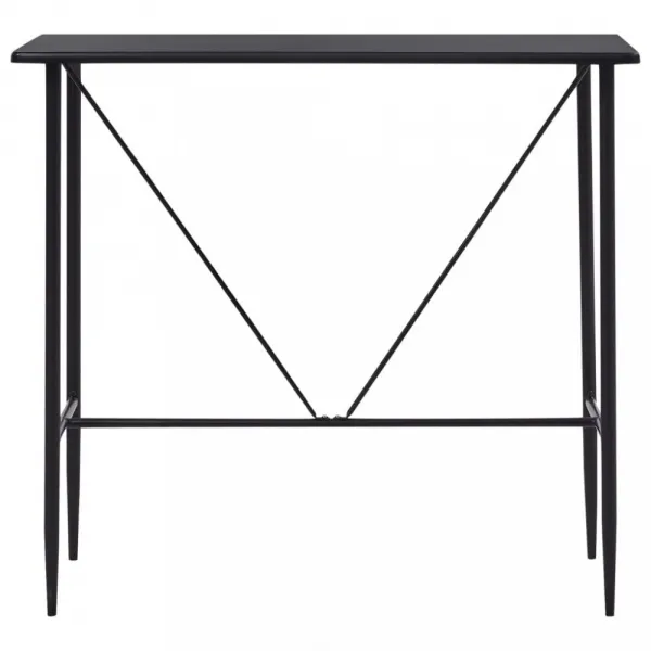 Barový stôl 120x60 cm Dekorhome Černá