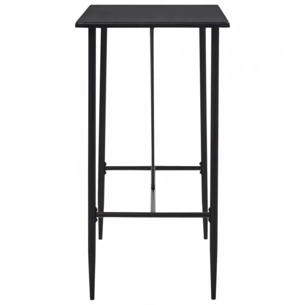 Barový stôl 120x60 cm Dekorhome Černá