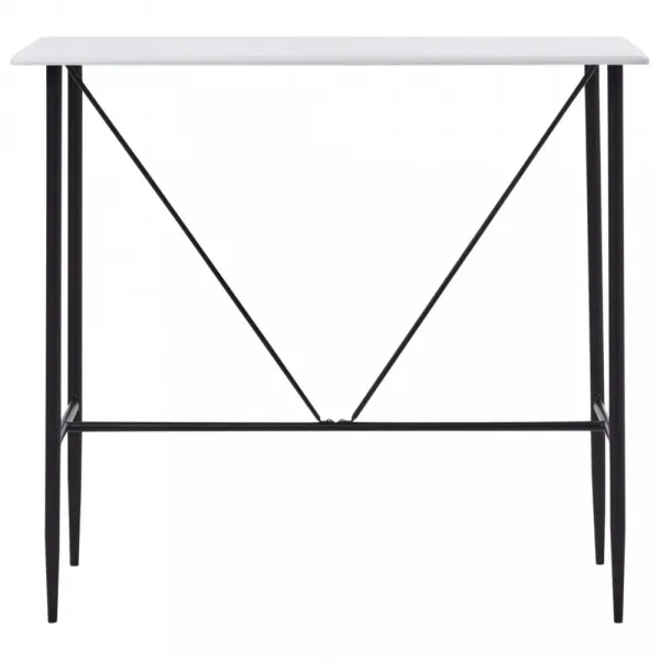 Barový stôl 120x60 cm Dekorhome Černá