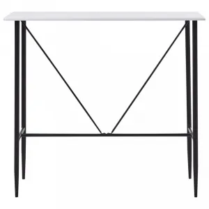 Barový stôl 120x60 cm Dekorhome Černá