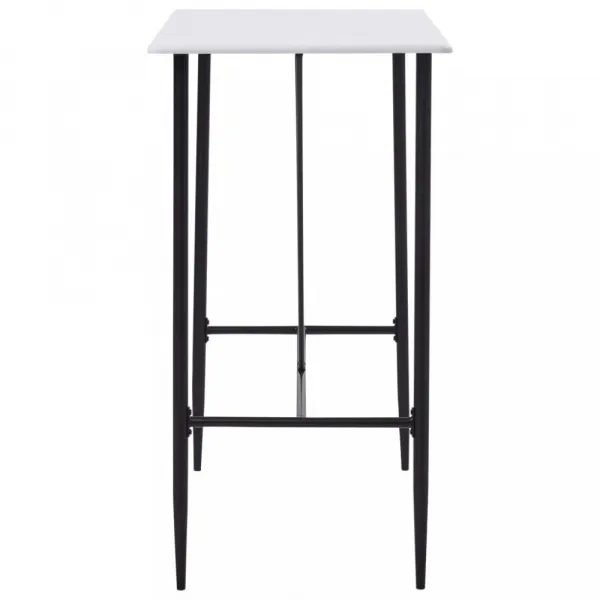 Barový stôl 120x60 cm Dekorhome Černá