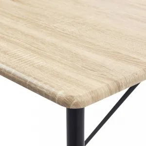 Barový stôl 120x60 cm Dekorhome Černá