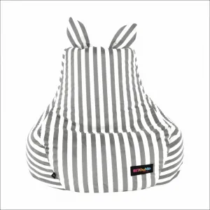 Sedací vak LAPIN Tempo Kondela Bílá / šedá
