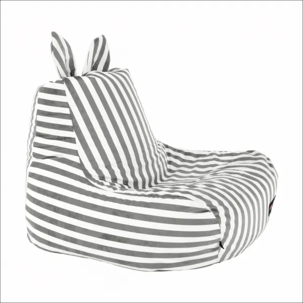 Sedací vak LAPIN Tempo Kondela Bílá / šedá