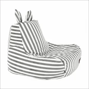 Sedací vak LAPIN Tempo Kondela Bílá / šedá