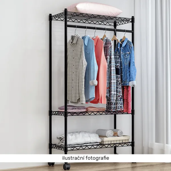 OUTLET - Pojazdný stojan na šaty VERDONE