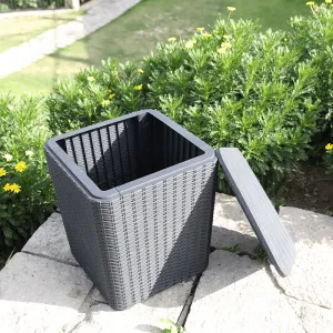 Záhradný stolík / úložný box UGUR Tempo Kondela Biela