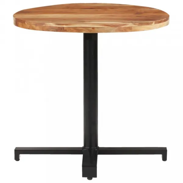Bistro stôl okrúhly hnedá / čierna Dekorhome ø 80 cm
