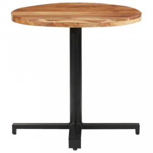 Bistro stôl okrúhly hnedá / čierna Dekorhome ø 80 cm