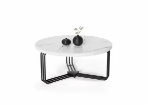 HALMAR Konferenčný stolík ANTICA 80 cm čierny