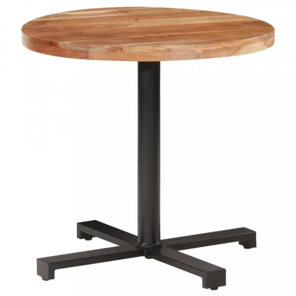 Bistro stôl okrúhly hnedá / čierna Dekorhome ø 80 cm