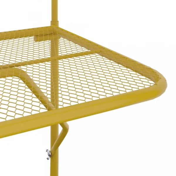 Závesný balkónový stolík Dekorhome
