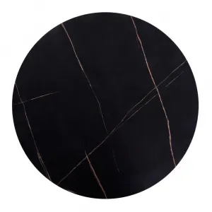 HALMAR Konferenčný stolík ANTICA 80 cm čierny