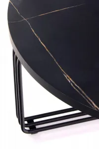 HALMAR Konferenčný stolík ANTICA 80 cm čierny