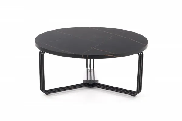 HALMAR Konferenčný stolík ANTICA 80 cm čierny
