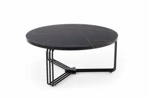 HALMAR Konferenčný stolík ANTICA 80 cm čierny