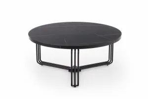 HALMAR Konferenčný stolík ANTICA 80 cm čierny
