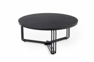 HALMAR Konferenčný stolík ANTICA 80 cm čierny