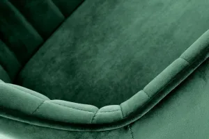 HALMAR Barová stolička Telin tmavo zelená
