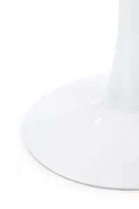 HALMAR Okrúhly jedálenský stôl Reve biely mramor
