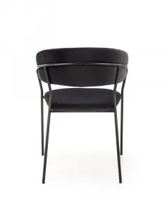 Jedálenská stolička K426 Halmar Čierna