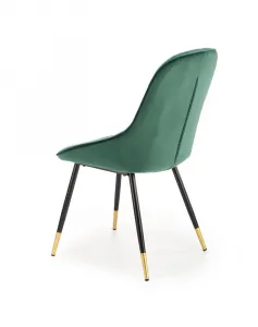 HALMAR Designová stolička Liza tmavozelená