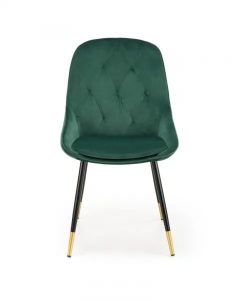HALMAR Designová stolička Liza tmavozelená