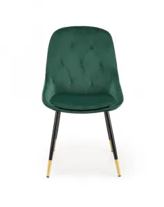 HALMAR Designová stolička Liza tmavozelená