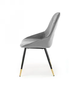 HALMAR Designová stolička Liza tmavozelená