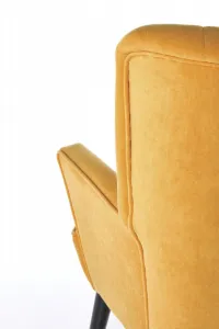 Kreslo DELGADO Halmar Sivá