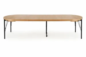 HALMAR Rozkladací jedálenský stôl Fero prírodný dub/čierny