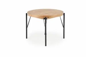 HALMAR Rozkladací jedálenský stôl Fero prírodný dub/čierny