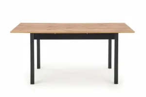 HALMAR Rozkladací jedálenský stôl Greg dub votan/čierna