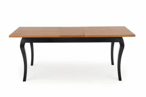 Rozkladací jedálenský stôl WINDSOR Halmar Čierna / dub