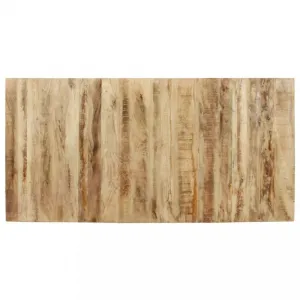 Jedálenský stôl masívne drevo / oceľ Dekorhome 120x60x76 cm