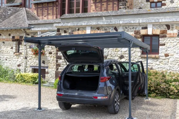 Kovový přístřešek / carport 297 x 494 cm Dekorhome