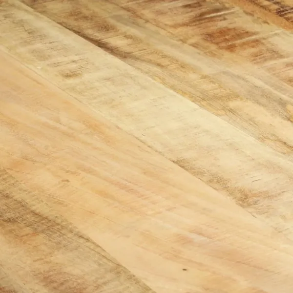 Jedálenský stôl masívne drevo / oceľ Dekorhome 120x60x76 cm