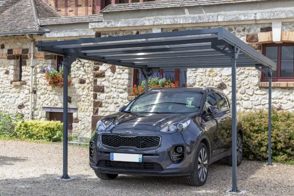 Kovový přístřešek / carport 297 x 494 cm Dekorhome