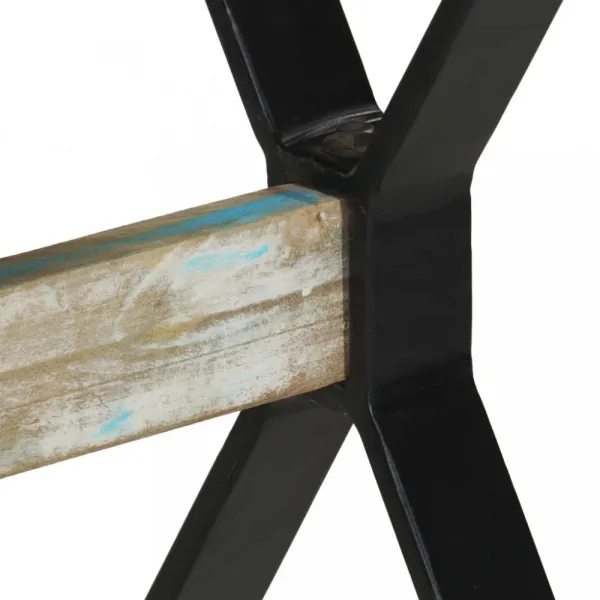 Jedálenský stôl drevo / oceľ Dekorhome 120x60x76 cm