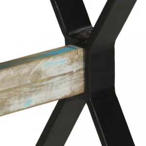Jedálenský stôl drevo / oceľ Dekorhome 120x60x76 cm