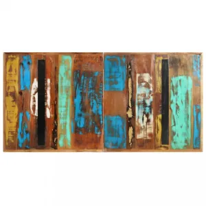 Jedálenský stôl drevo / oceľ Dekorhome 120x60x76 cm